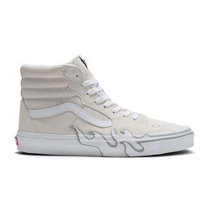 Vans SK8 Hi Flame-Suede White, Size 11.5